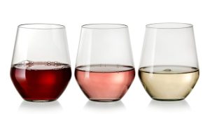 stemless wine glasses