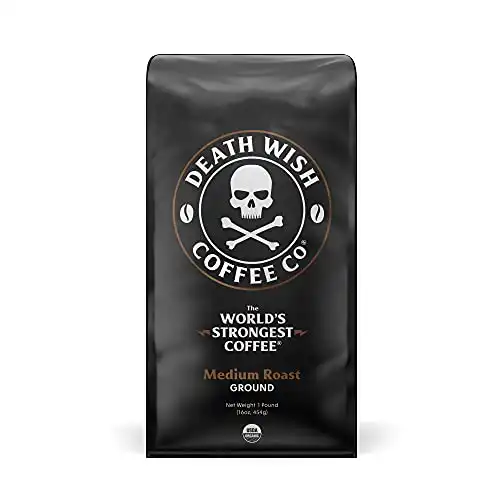 Death Wish Coffee Medium Roast Grounds